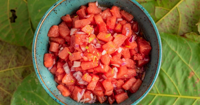 Watermelon Vinaigrette Salad