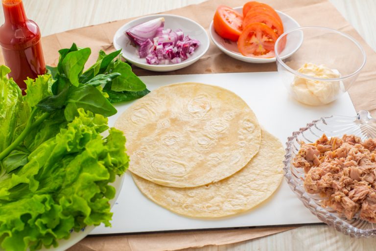 Simple Tuna Wrap Recipe Little Pans