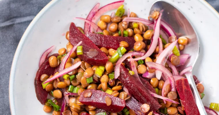 Beetroot and Lentil Salad: Healthy and Delicious!