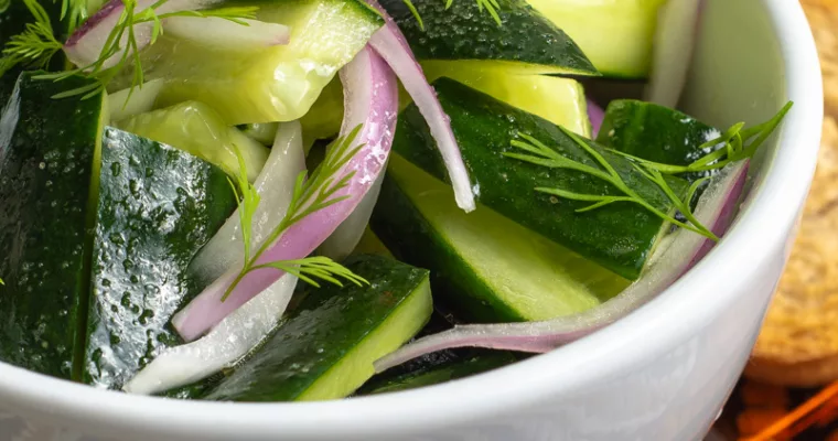 Easy Cucumber and Dill Salad